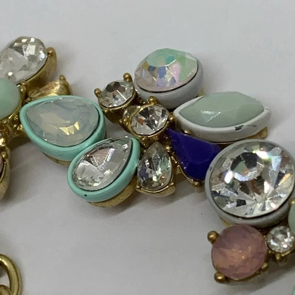 J. Crew Brulee Pastel Crystal Necklace - Picture 3 of 7